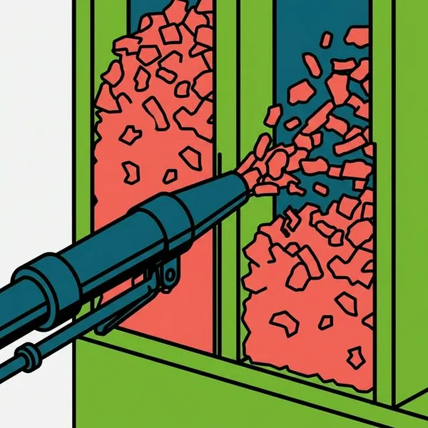 Inyección de material